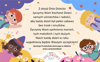 ŻYCZENIA Z OKAZJI DNIA DZIECKA